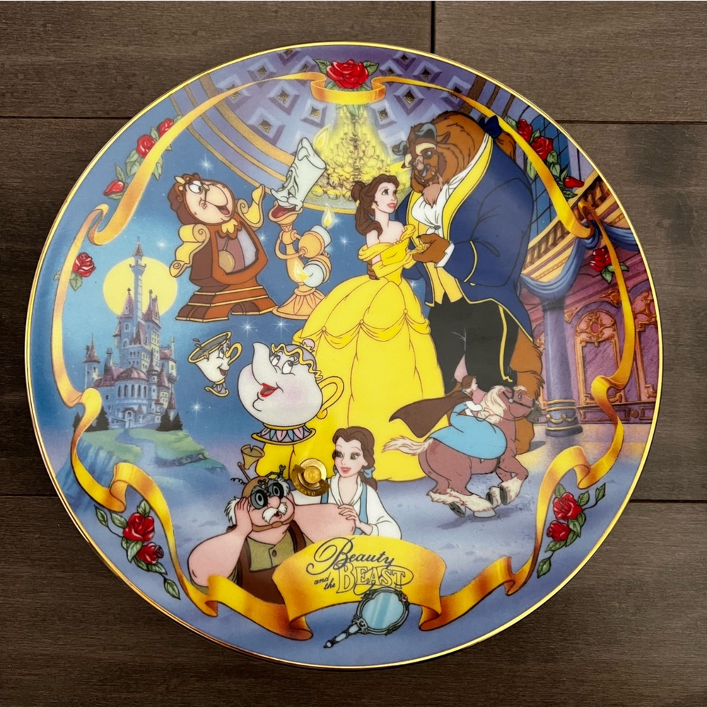 Disney Musical Memories Bradford Exchange Plate Lot Aladdin Peter Alice Beauty - Picture 10 of 13